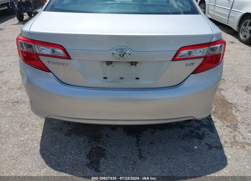 2013 TOYOTA CAMRY LE VIN: 4T1BF1FK2DU660671