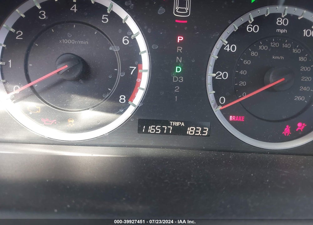 2012 HONDA ACCORD 2.4 SE VIN: 1HGCP2F65CA110882