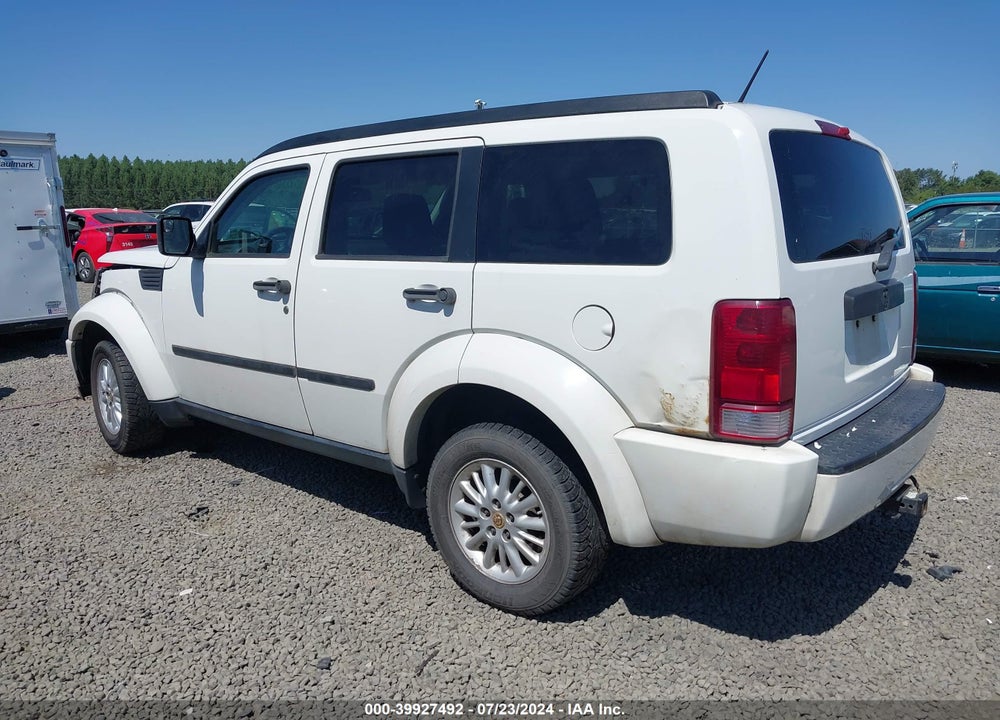 2007 DODGE NITRO SLT/RT VIN: 1D8GU58K37W734534