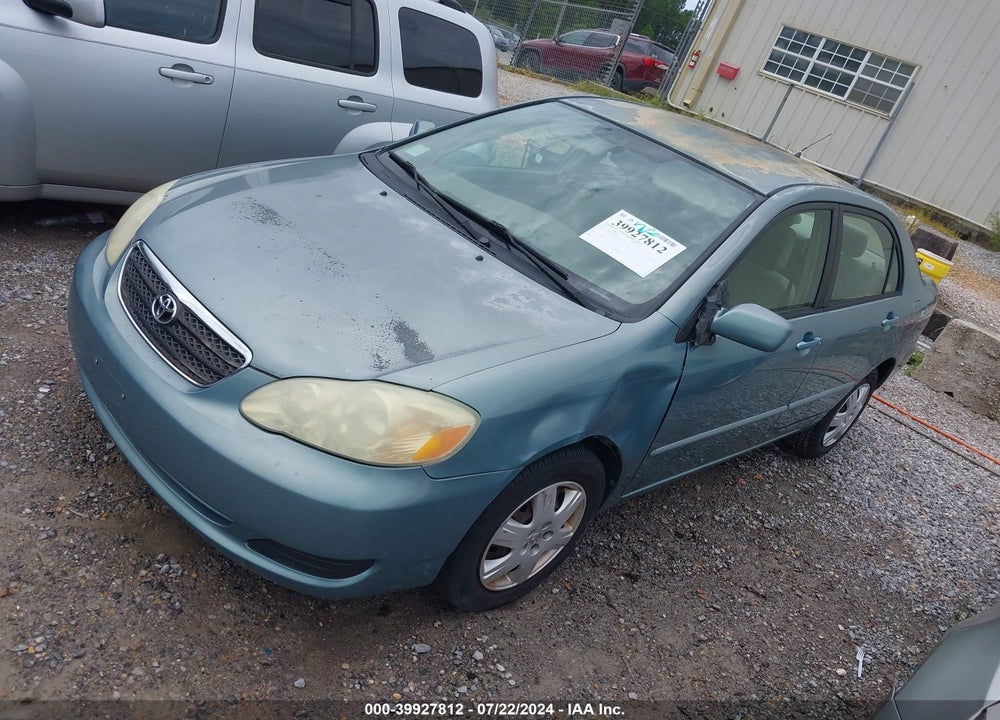 2007 TOYOTA COROLLA LE VIN: 2T1BR32E57C720922