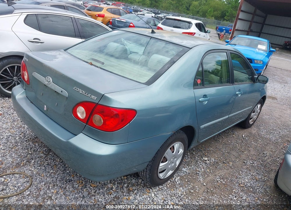 2007 TOYOTA COROLLA LE VIN: 2T1BR32E57C720922