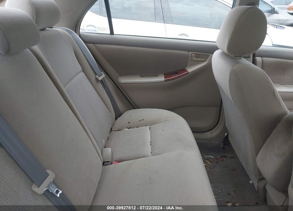 2007 TOYOTA COROLLA LE VIN: 2T1BR32E57C720922