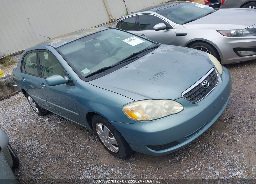 2007 TOYOTA COROLLA LE VIN: 2T1BR32E57C720922