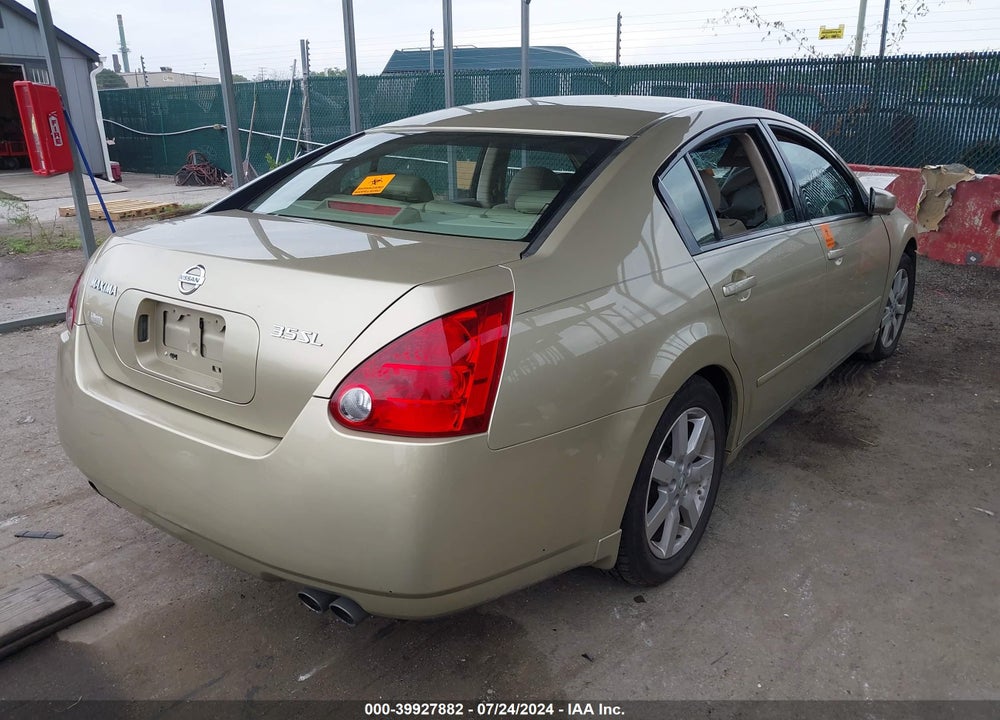 2004 NISSAN MAXIMA 3.5 SL VIN: 1N4BA41E14C858689