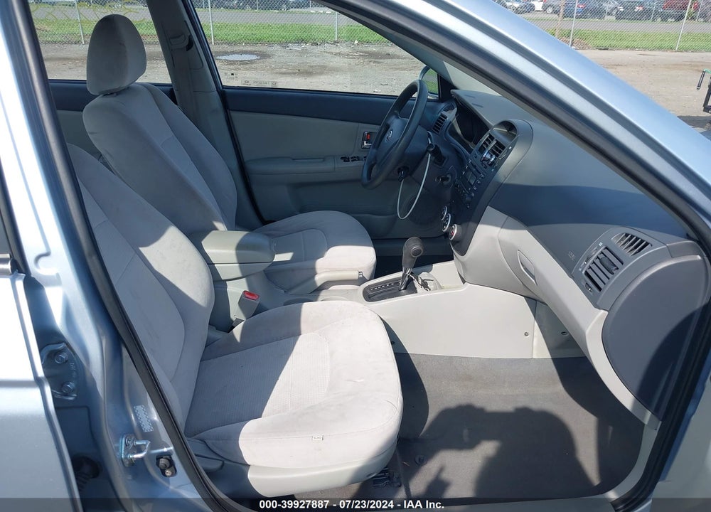 2008 KIA SPECTRA EX VIN: KNAFE122685514656