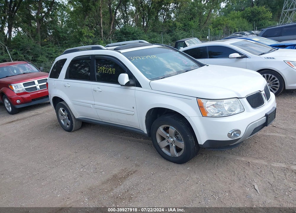 2008 PONTIAC TORRENT VIN: 2CKDL43F786348065