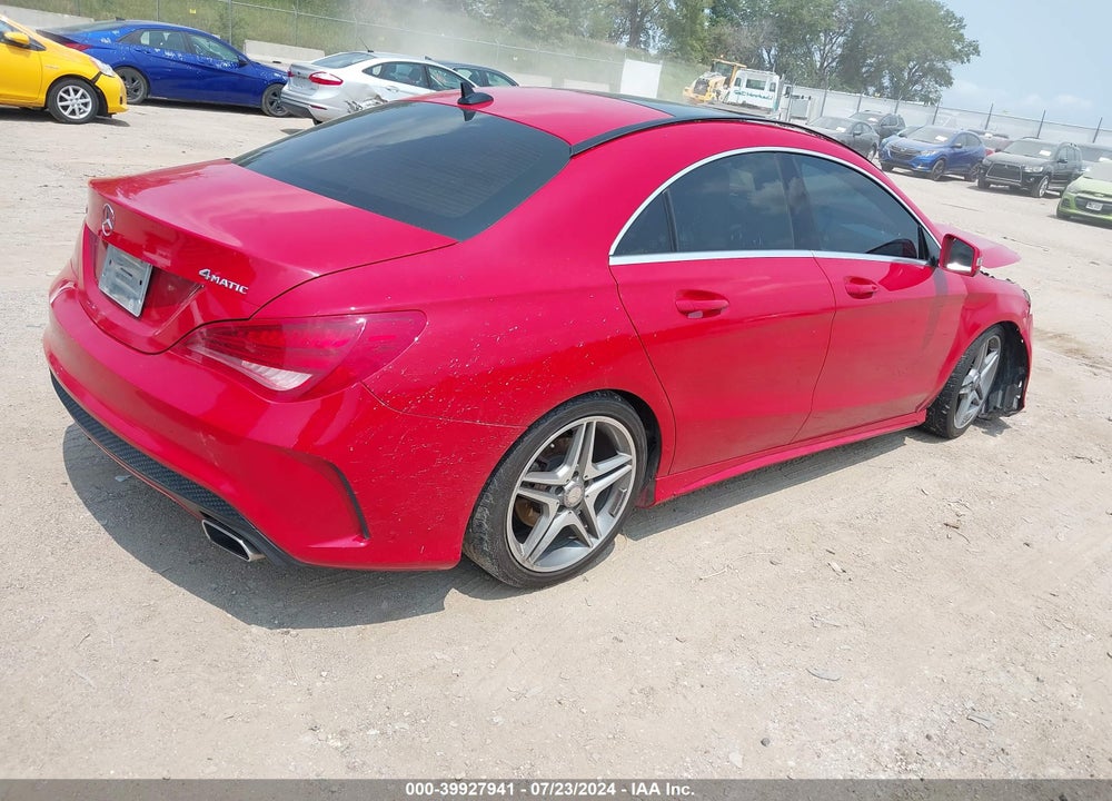 2014 MERCEDES-BENZ CLA 250 4MATIC VIN: WDDSJ4GBXEN078287