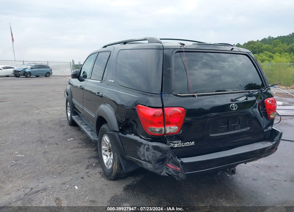 2005 TOYOTA SEQUOIA LIMITED V8 VIN: 5TDZT38A75S246531
