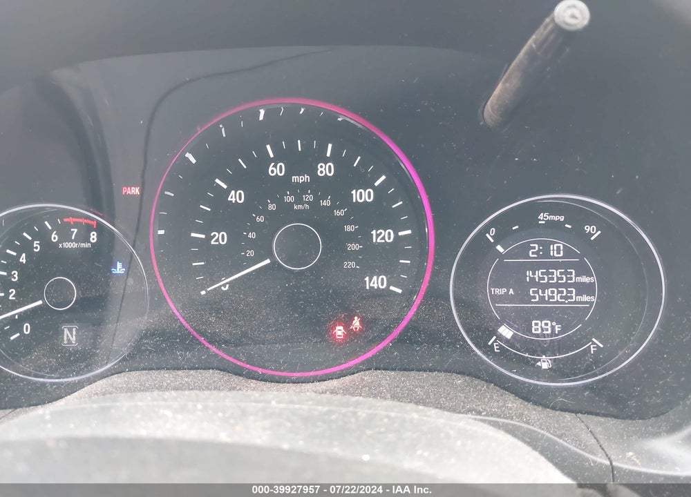 2017 HONDA HR-V EX-L VIN: 3CZRU6H7XHM710753