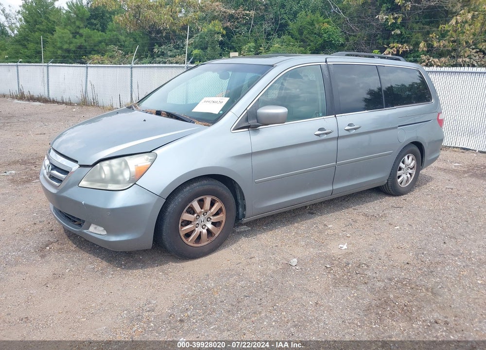 2007 HONDA ODYSSEY TOURING VIN: 5FNRL38827B052784
