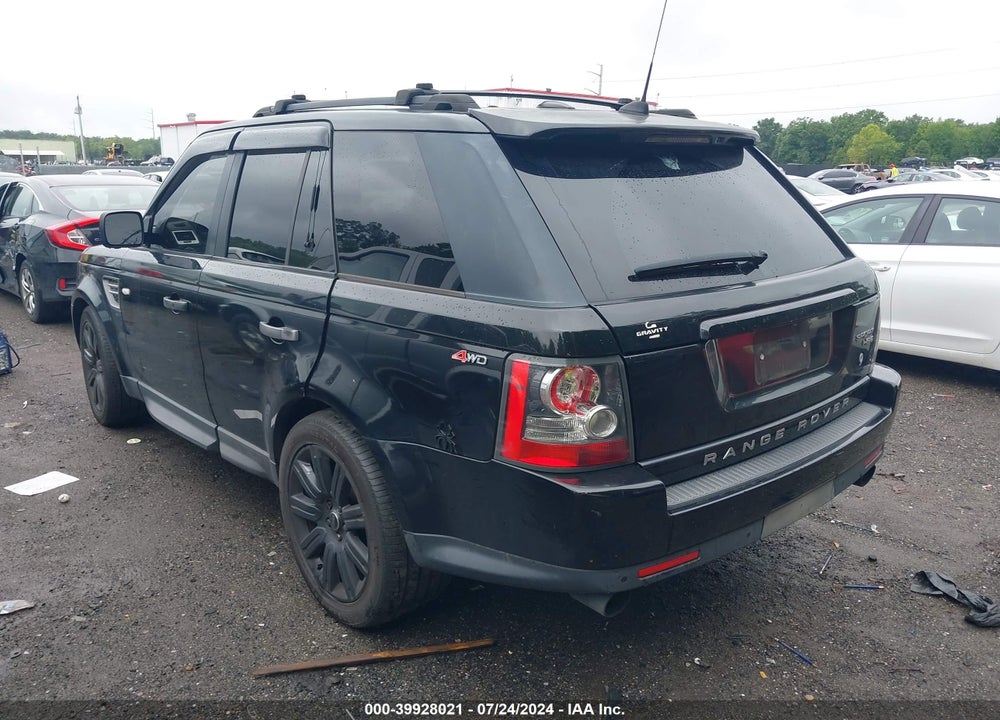 2011 LAND ROVER RANGE ROVER SPORT HSE VIN: SALSK2D42BA261549