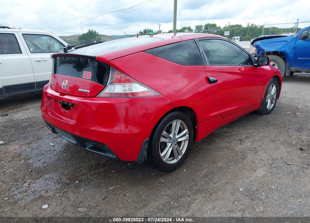 2011 HONDA CR-Z EX VIN: JHMZF1C62BS014726