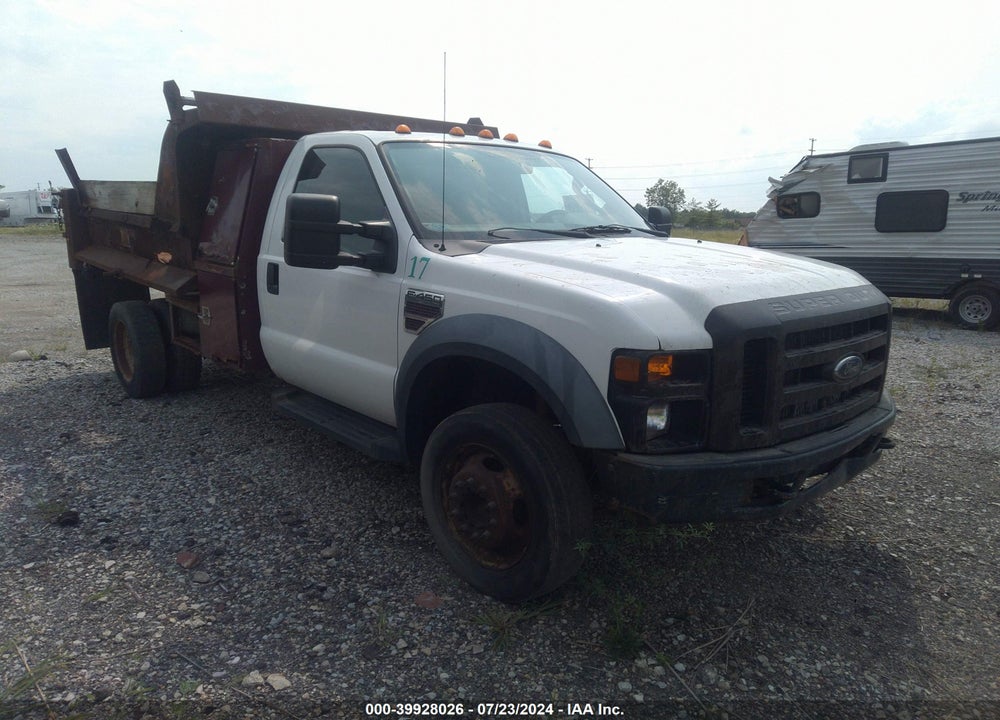 2008 FORD F-450 CHASSIS XL/XLT VIN: 1FDXF46R38ED31854