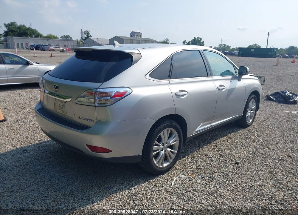 2010 LEXUS RX 450H VIN: JTJZB1BA7A2402338