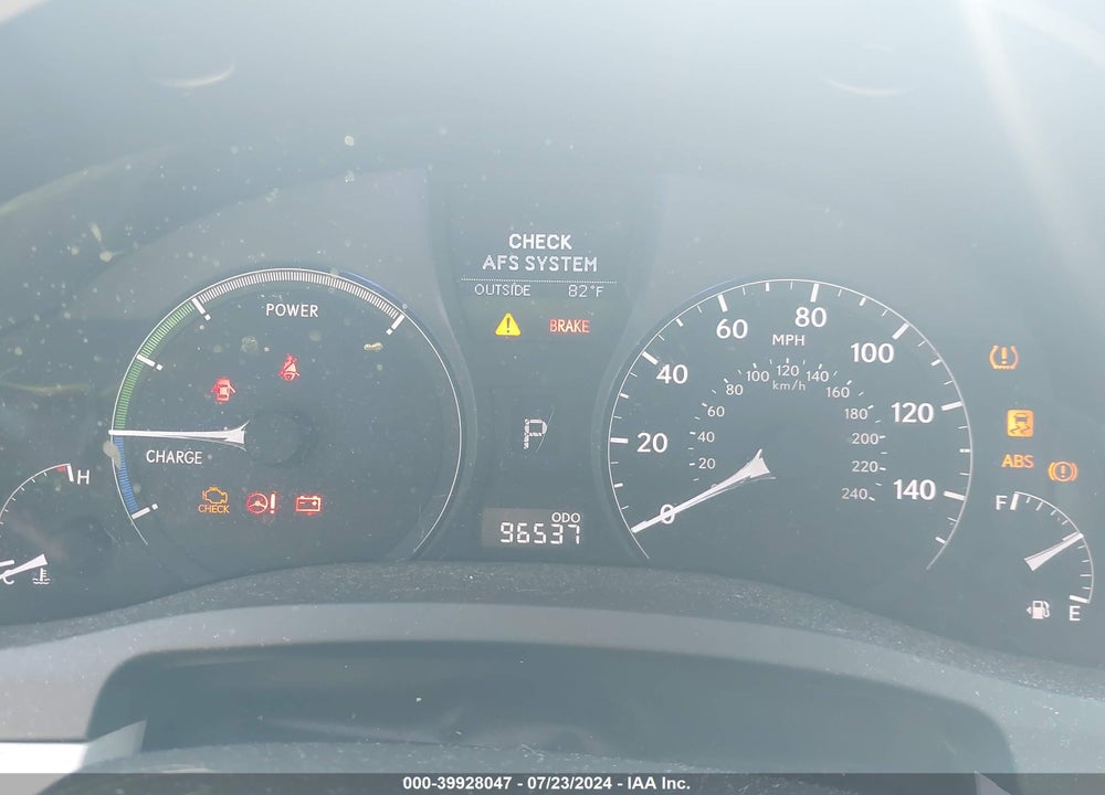 2010 LEXUS RX 450H VIN: JTJZB1BA7A2402338