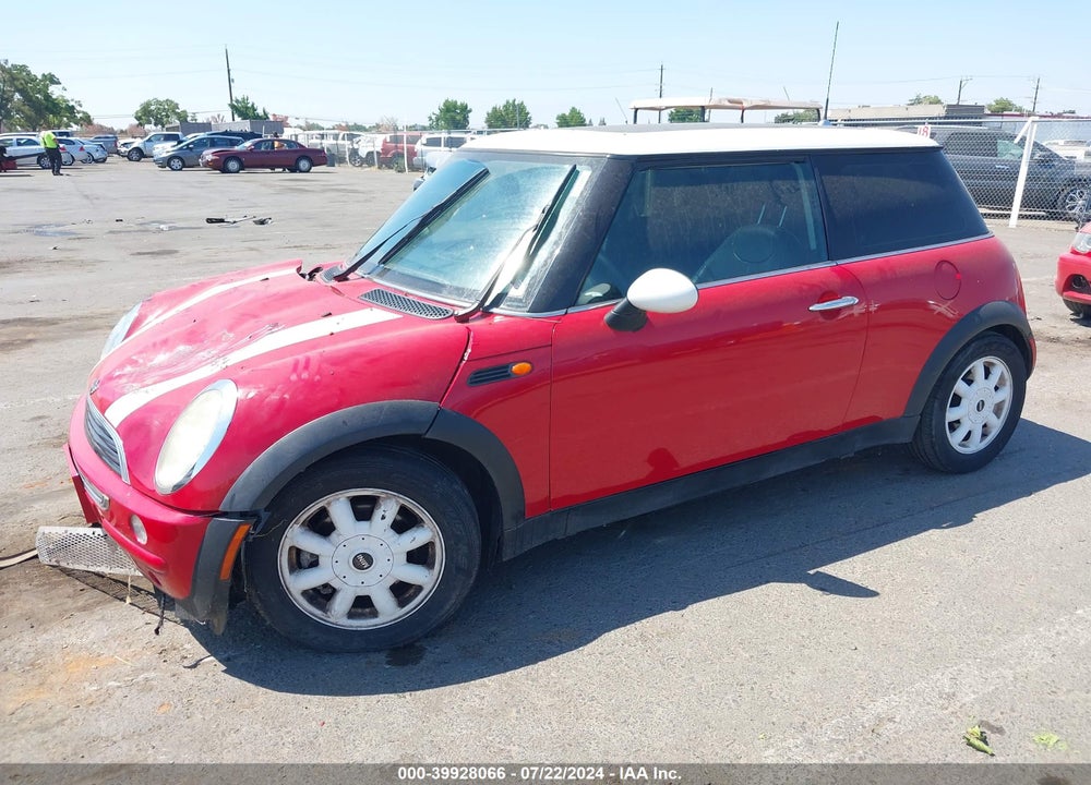2004 MINI COOPER VIN: WMWRC33474TJ54544