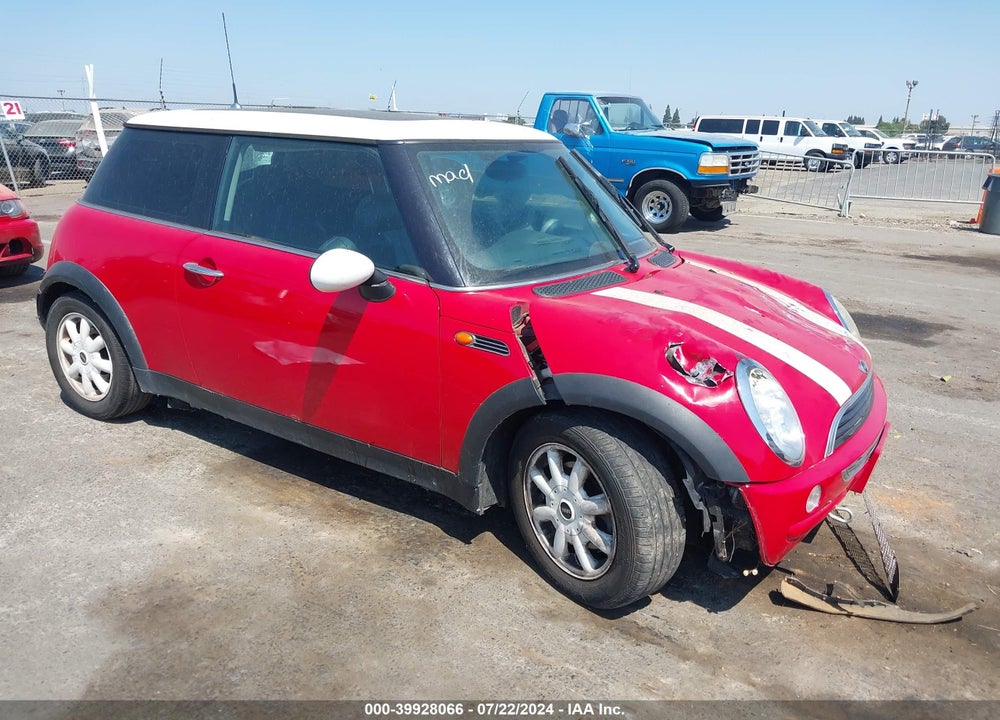 2004 MINI COOPER VIN: WMWRC33474TJ54544