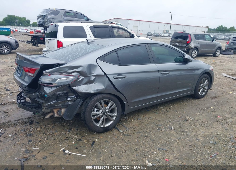 2018 HYUNDAI ELANTRA SEL VIN: 5NPD84LF8JH254903