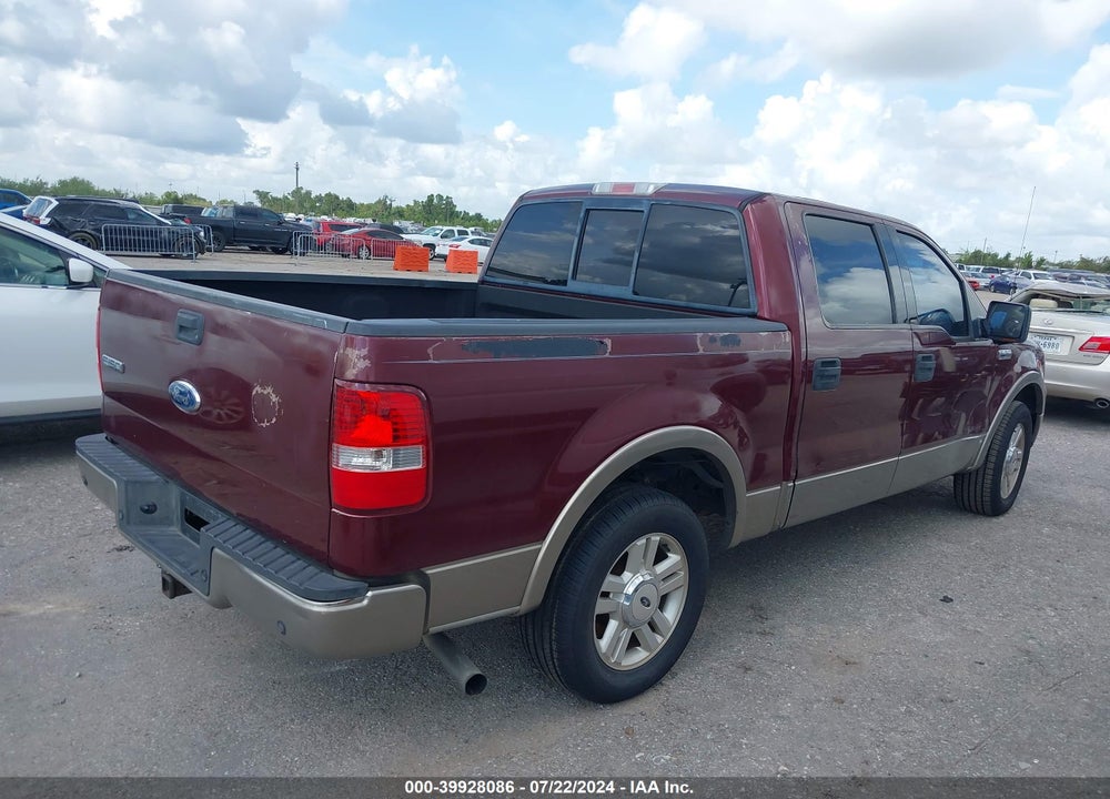 2004 FORD F-150 LARIAT/XLT VIN: 1FTPW12534FA35405