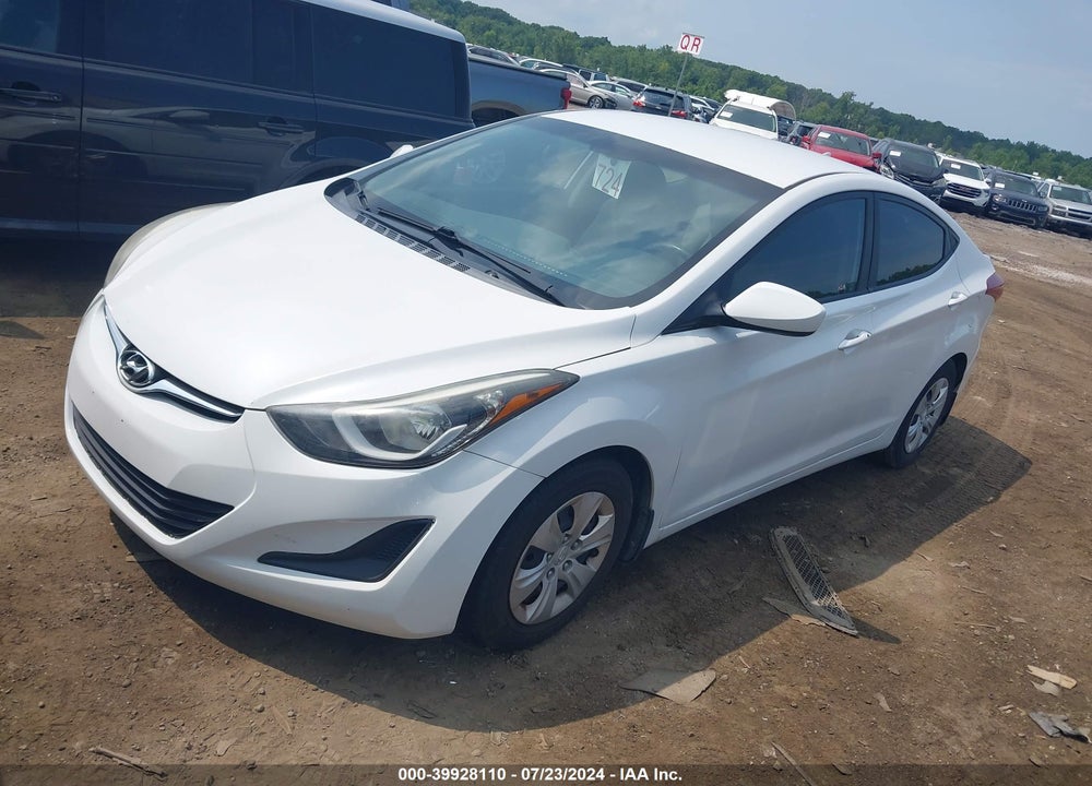 2016 HYUNDAI ELANTRA SE VIN: 5NPDH4AEXGH669000
