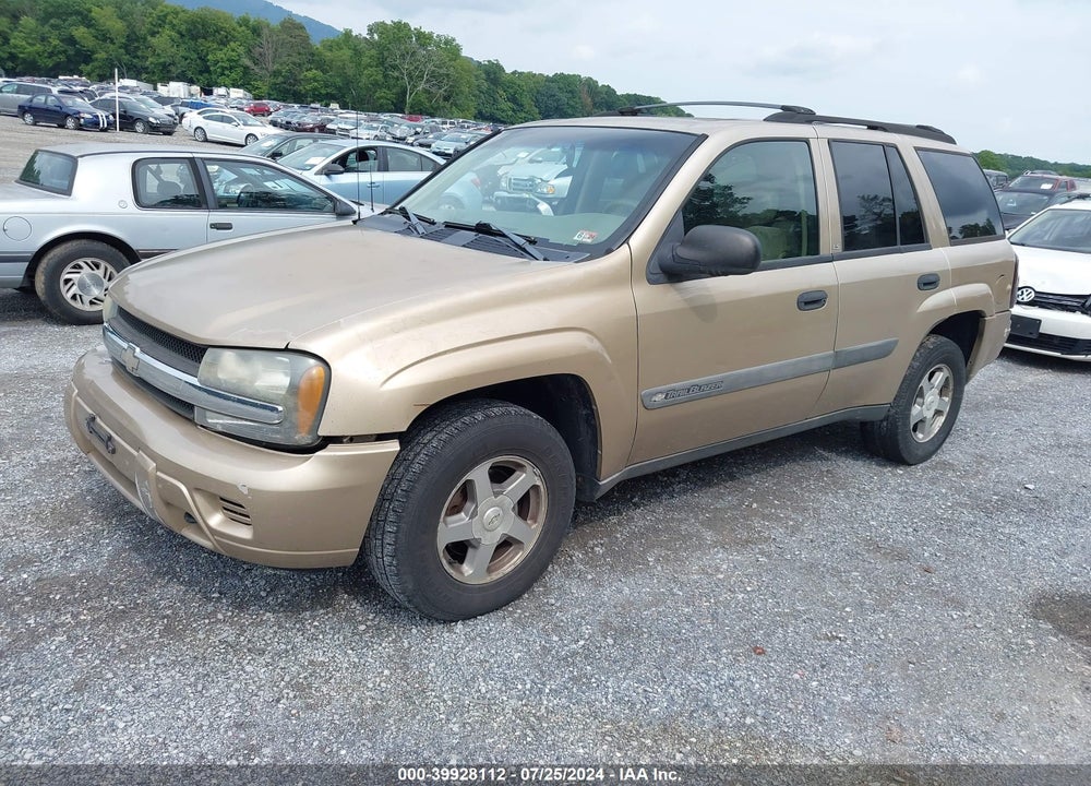 2004 CHEVROLET TRAILBLAZER LS VIN: 1GNDT13S542327765