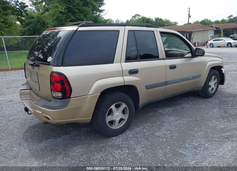 2004 CHEVROLET TRAILBLAZER LS VIN: 1GNDT13S542327765