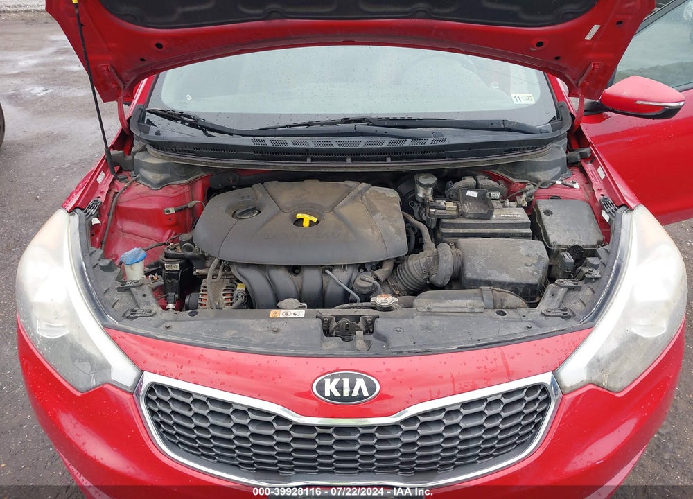 2016 KIA FORTE LX VIN: KNAFX4A68G5522286