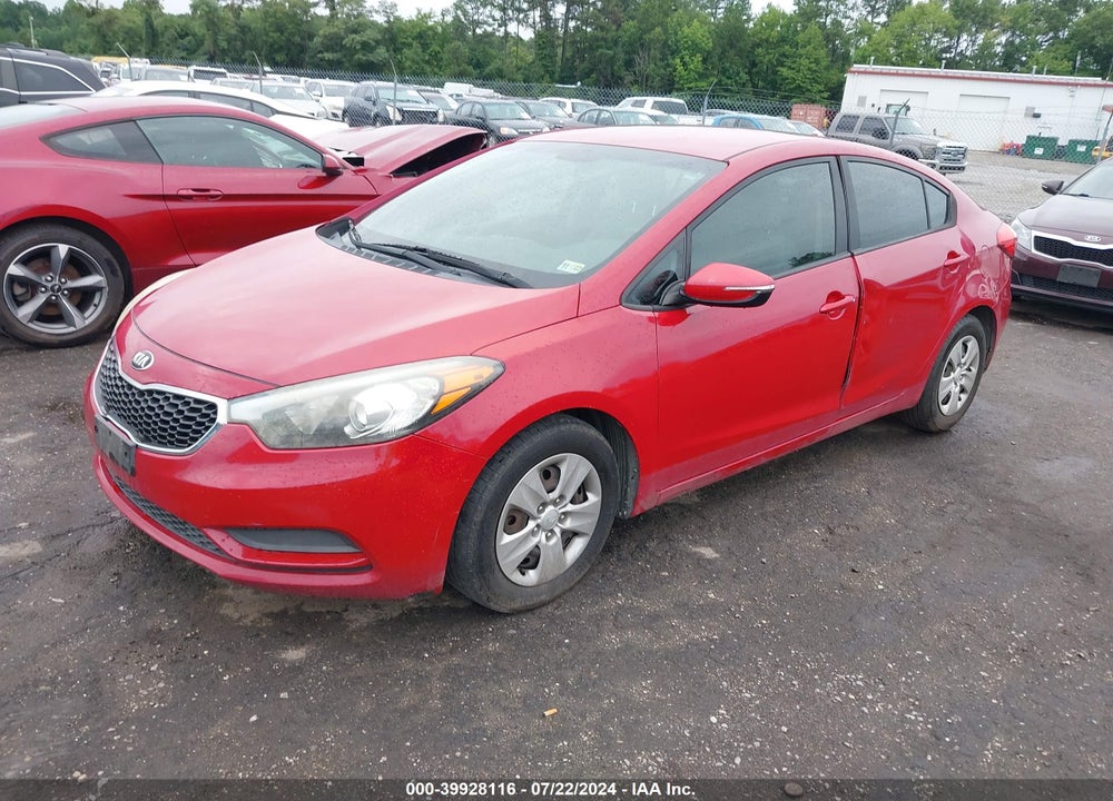 2016 KIA FORTE LX VIN: KNAFX4A68G5522286