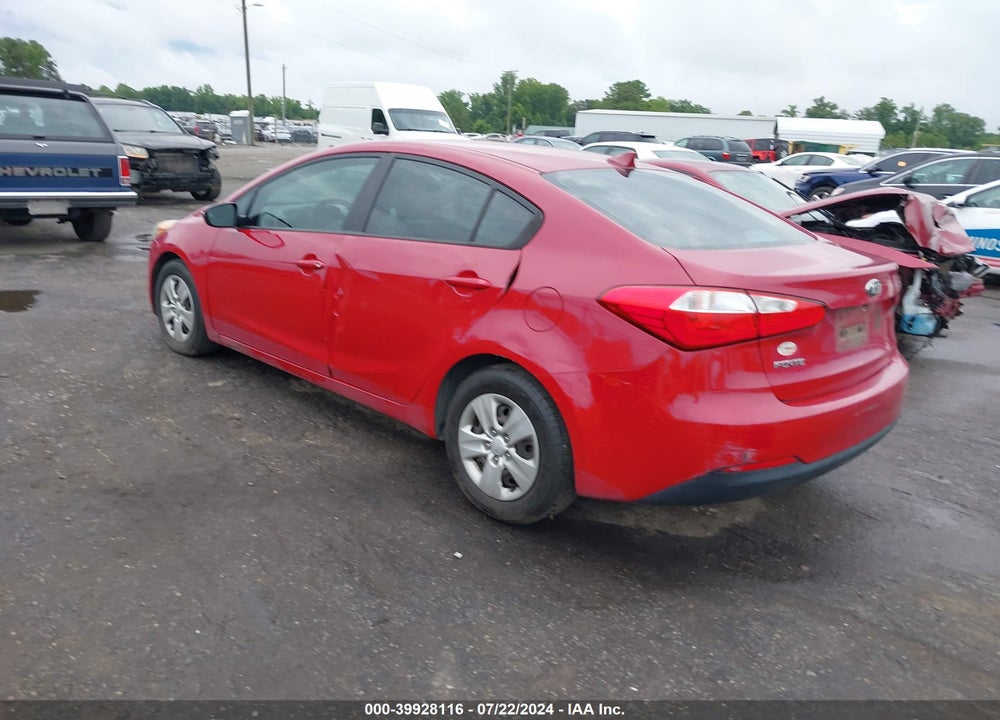 2016 KIA FORTE LX VIN: KNAFX4A68G5522286