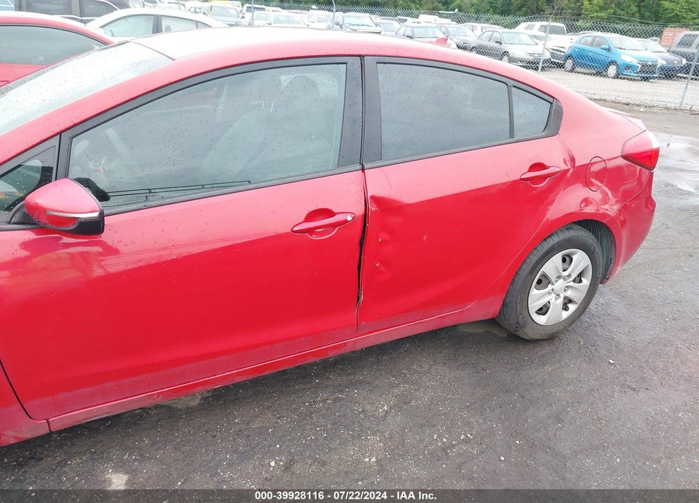 2016 KIA FORTE LX VIN: KNAFX4A68G5522286
