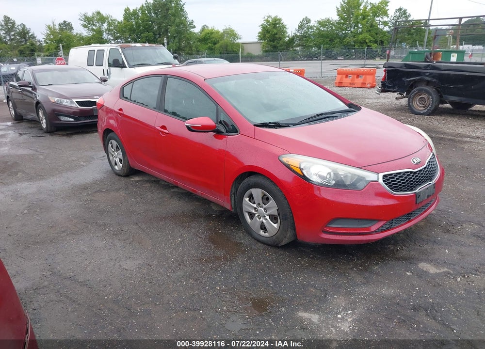 2016 KIA FORTE LX VIN: KNAFX4A68G5522286