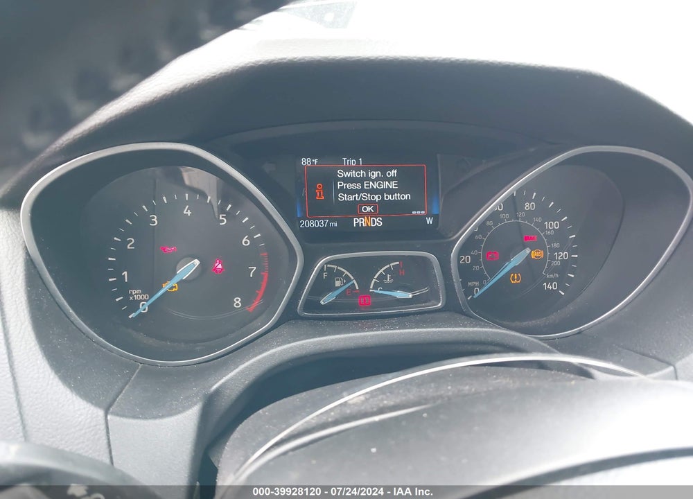 2015 FORD FOCUS TITANIUM VIN: 1FADP3N27FL278304