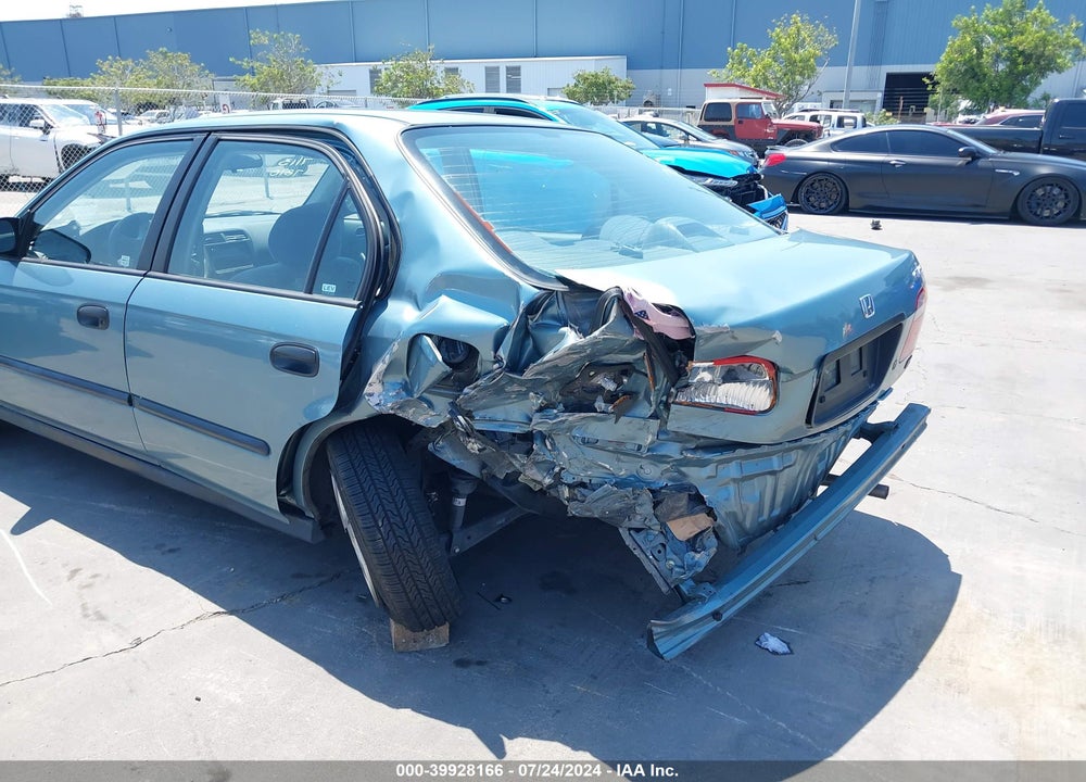 2000 HONDA CIVIC DX VIN: 2HGEJ6625YH507810