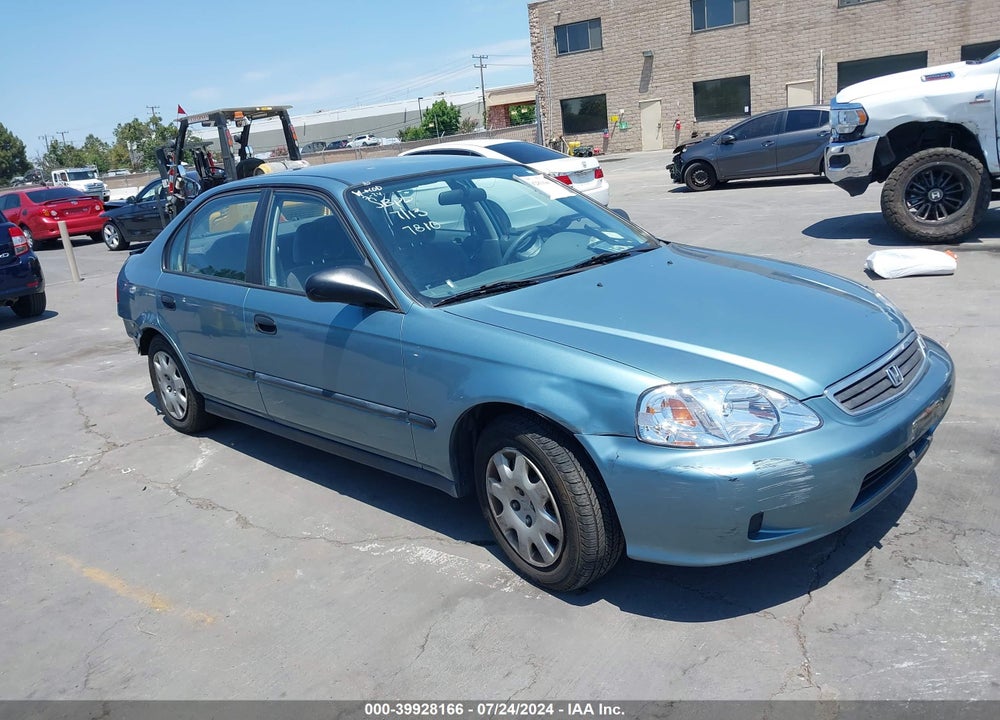 2000 HONDA CIVIC DX VIN: 2HGEJ6625YH507810