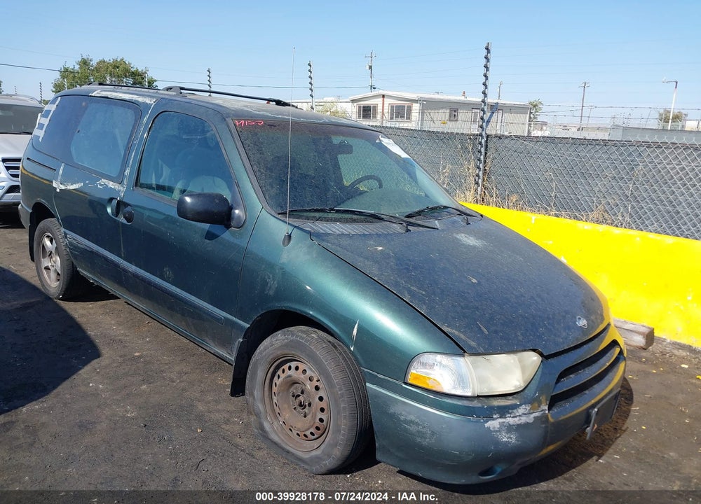 2001 NISSAN QUEST GXE VIN: 4N2ZN15T11D802274