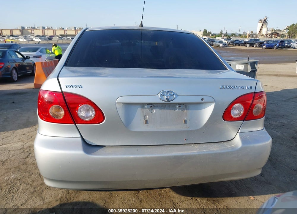 2006 TOYOTA COROLLA LE VIN: JTDBR32E960079881