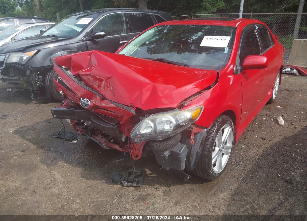 2013 TOYOTA COROLLA S VIN: 2T1BU4EE5DC034648