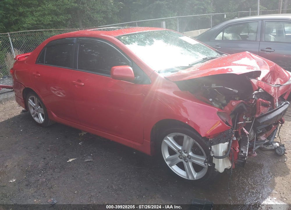 2013 TOYOTA COROLLA S VIN: 2T1BU4EE5DC034648