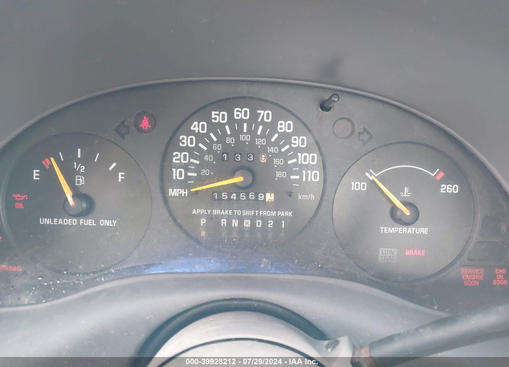 1999 CHEVROLET LUMINA VIN: 2G1WL52M0X9247185