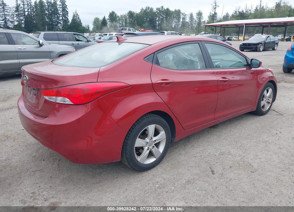 2011 HYUNDAI ELANTRA GLS (ULSAN PLANT) VIN: KMHDH4AE0BU111411