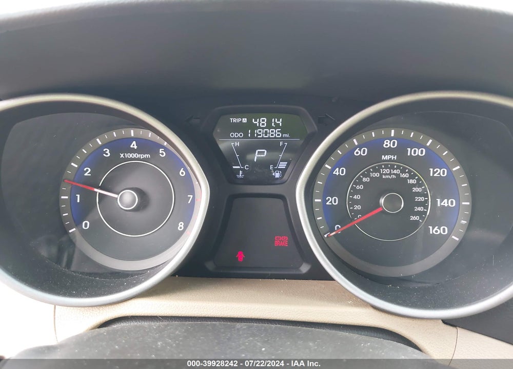 2011 HYUNDAI ELANTRA GLS (ULSAN PLANT) VIN: KMHDH4AE0BU111411