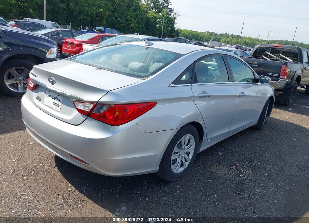 2012 HYUNDAI SONATA GLS VIN: 5NPEB4ACXCH429539