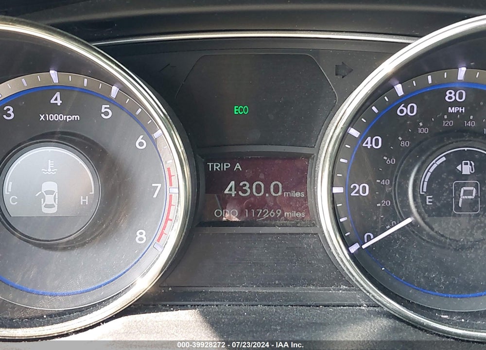 2012 HYUNDAI SONATA GLS VIN: 5NPEB4ACXCH429539