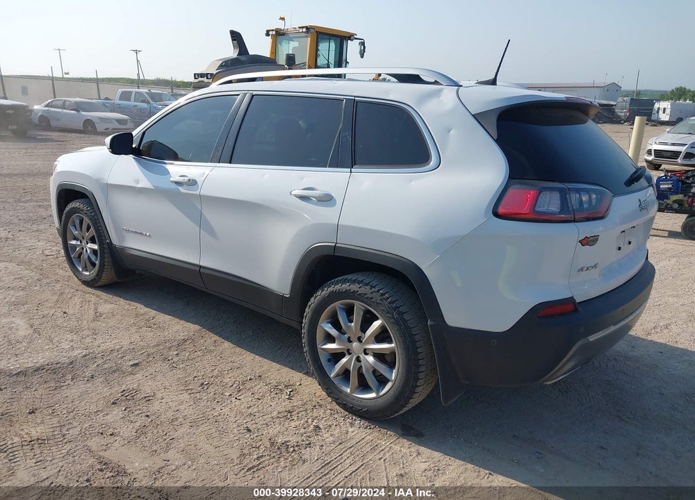 2019 CHEROKEE JEEP  LIMITED 4X4 VIN: 1C4PJMDX4KD112824