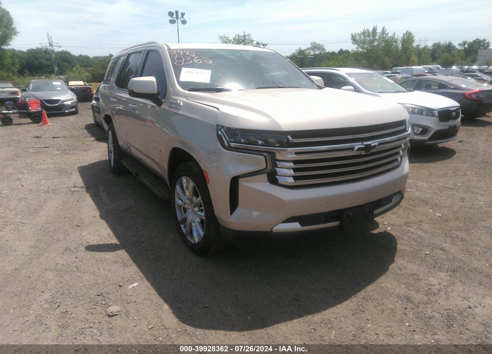 2021 CHEVROLET TAHOE 4WD HIGH COUNTRY VIN: 1GNSKTKT1MR354050