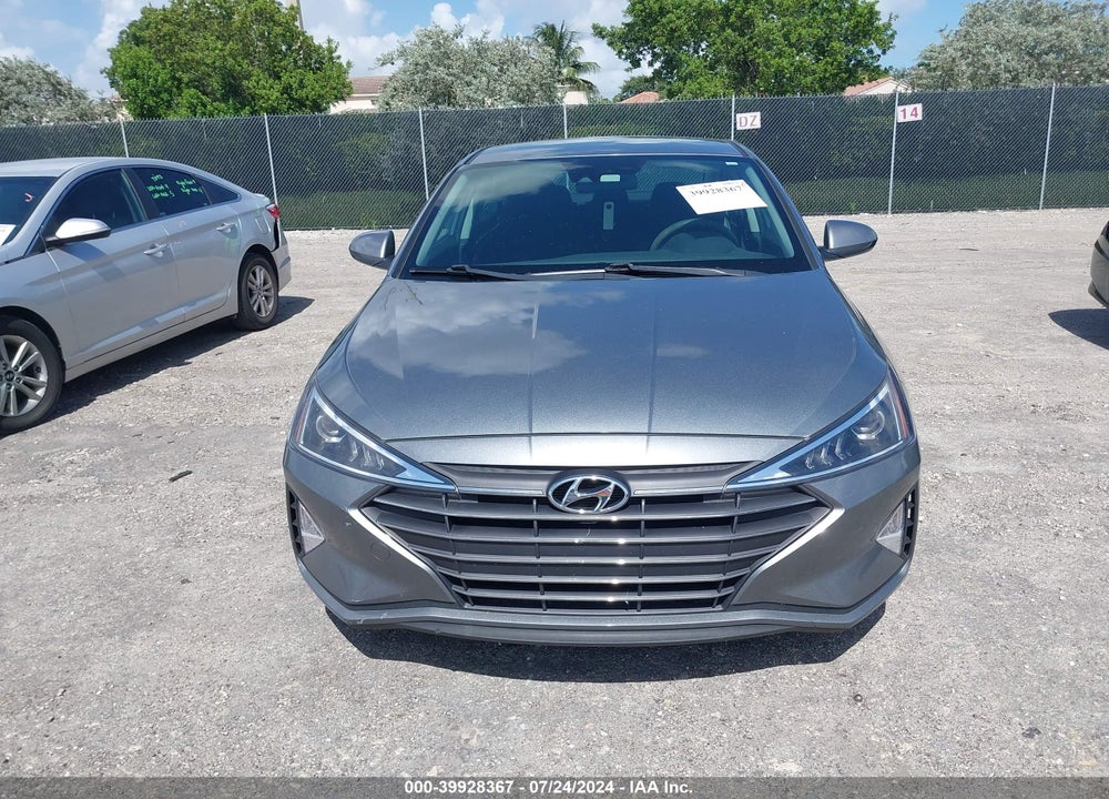 2019 HYUNDAI ELANTRA SEL VIN: KMHD84LF1KU811346