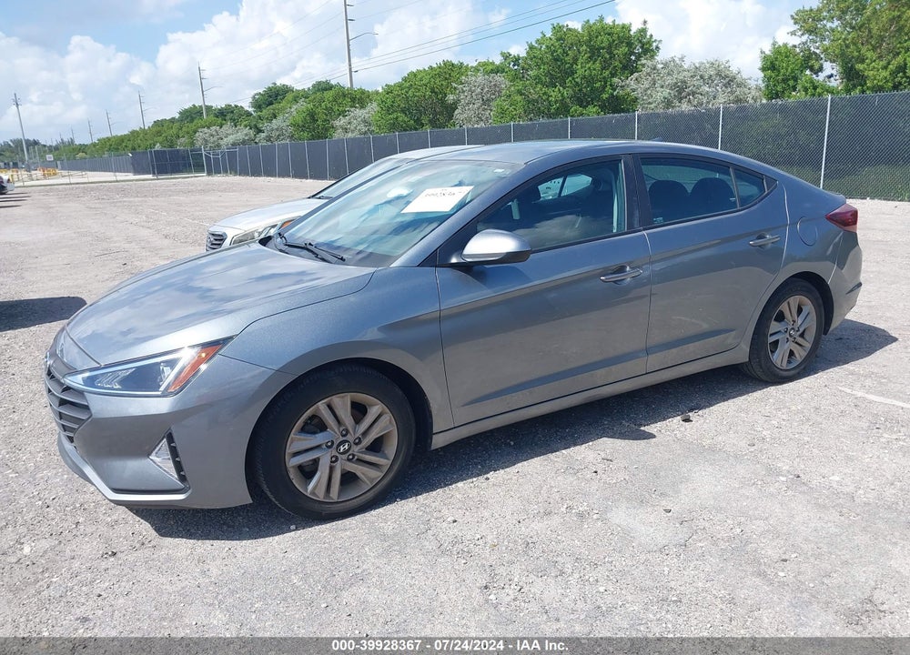 2019 HYUNDAI ELANTRA SEL VIN: KMHD84LF1KU811346