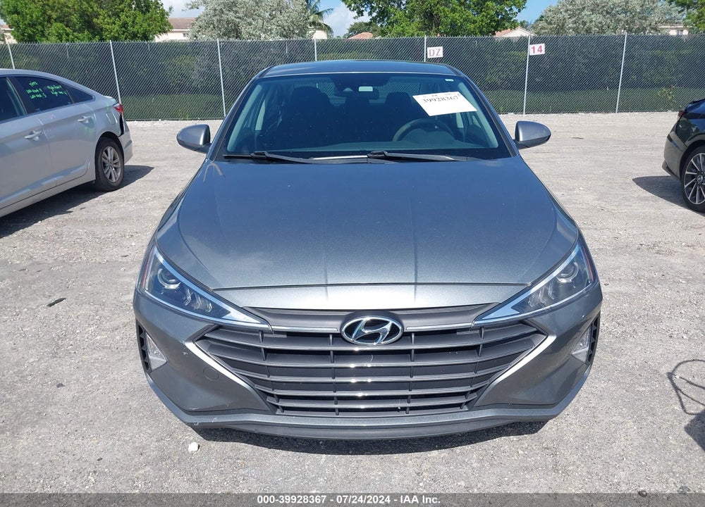 2019 HYUNDAI ELANTRA SEL VIN: KMHD84LF1KU811346