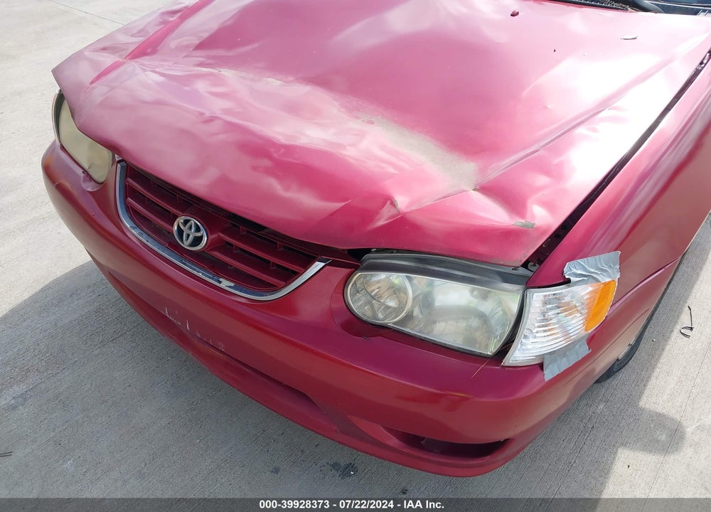 2001 TOYOTA COROLLA CE VIN: 2T1BR12E41C492309