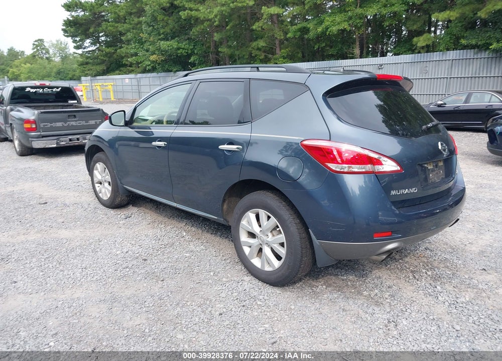 2014 NISSAN MURANO VIN: JN8AZ1MW3EW513332